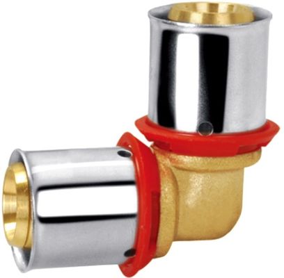 OEM 90 Degree Brass Compression Fittings PF3004 Anti Corrosion Equal Elbow Fitting