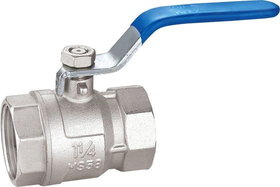 1 Inch 2 Inch Brass Ball Valve Wear Resistant With Iron Handle