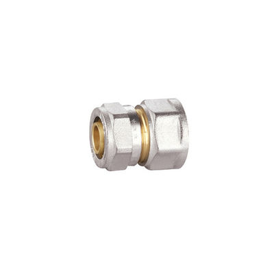 1/4&quot; 1/2&quot; Brass Compression Fittings Equal Straight Union PF5003