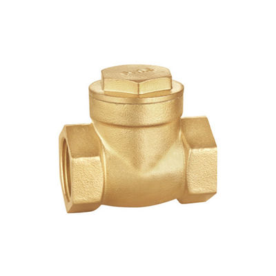 Customized 1/2 Inch Brass Check Valve Nickel Plated Pressure Max25bar