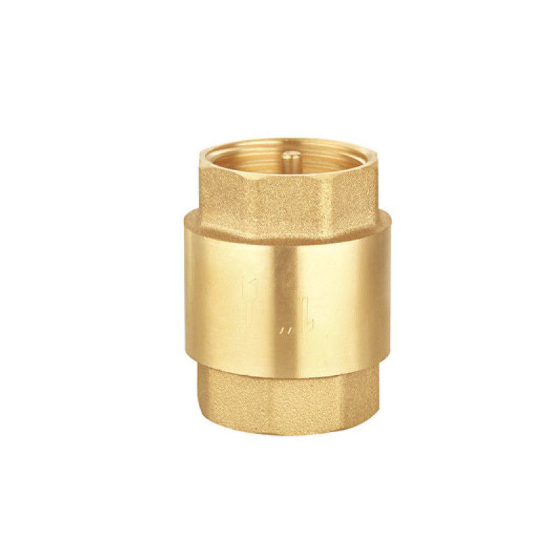 OEM 3/4 Inch Brass Check Valve 25bar Threaded F/F ISO228/1 Customized