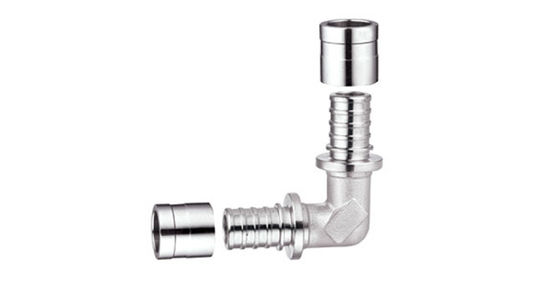 Forged Brass Pex Pipe Fittings PF4004 Axial Brass Press Valve