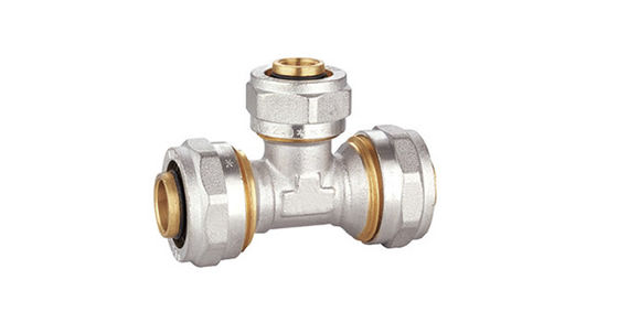 PEX-AI-PEX Brass Fittings PF5006 Brass Equal Tee Connector