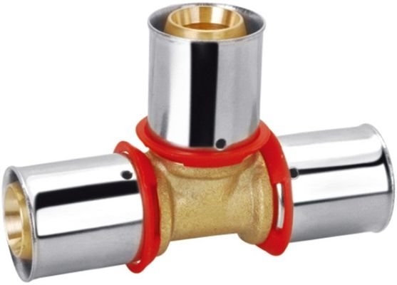 Corrosion Resistant Brass Threaded Reducing Tee Pipe Fitting 16x20x20 20x26x26
