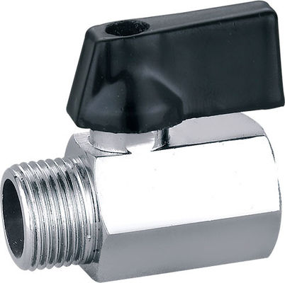Brass Mini Ball Valve Male X Female 1/4 1/2 With Chrome Plated