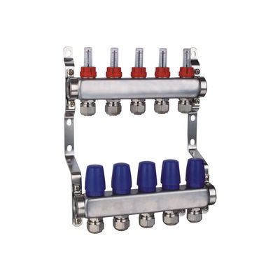 Durable Stainless Steel 304 Manifold Nickel Plated Distribution Manifold Threaded
