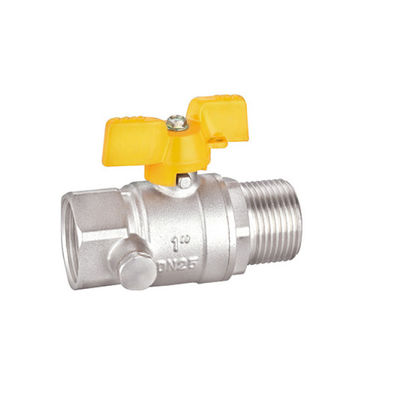 Three Quarter Inch Brass Ball Valve BV1027-MF Threaded ISO228/1