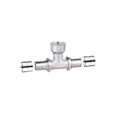 Forged Brass Straight Female Connector 16mm 20mm 25mm For PEX Pipe