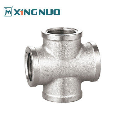 Industrial Grade Sand Blasting Finish Nickel Plated Brass Compression Fittings cast iron pipe fitting plumbing materials