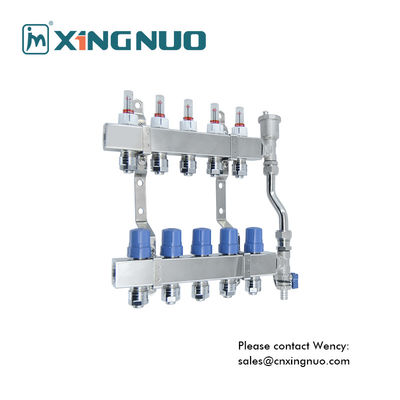 Fluid And Gas Distribution Stainless Steel Valve Manifolds Number Of Ports 2 To 12 Perfect For Accurate Fluid Regulation