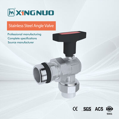 Maximum Inlet Pressure 10 Bar 145 Psi Brass Angle Valve Wall Mounted Angle Valve 1 2 Suitable for Residential Commercial