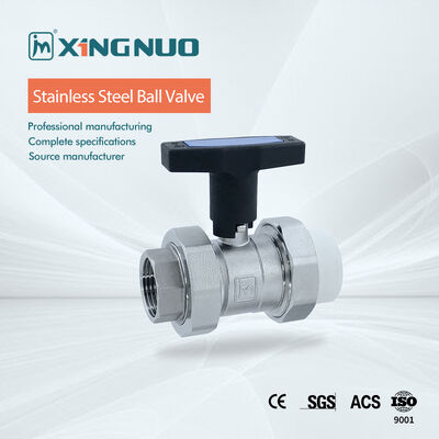 Stainless Steel Ball Valve with Flanged Connection Ends PTFE Seal and High Pressure Rating for Industrial Applications