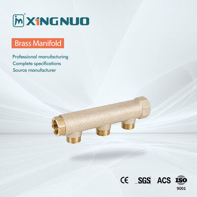 Easy Installation Brass Distribution Manifold Rectangular Configuration Built for Durable Fluid Distribution Applications
